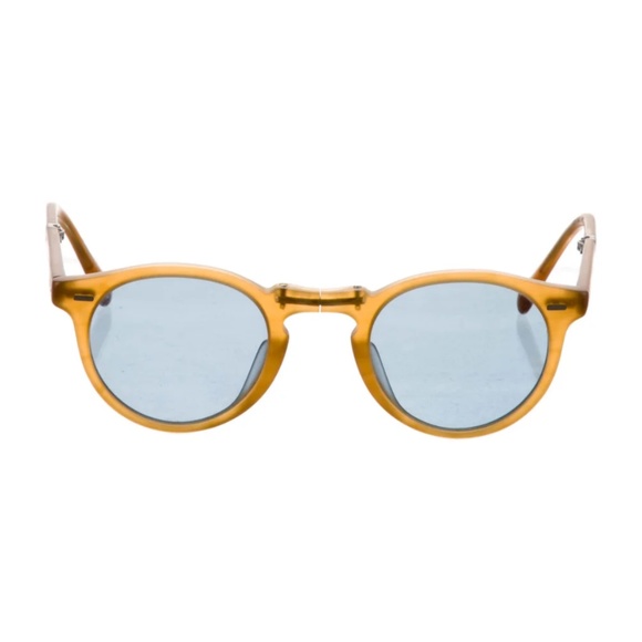 Oliver peoples Gregory peck 47 folding sunglasses $524 msrp - Picture 4 of 9